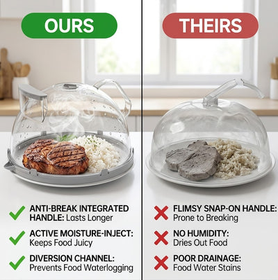 The Mess-Free Splatter Guard & Steamer