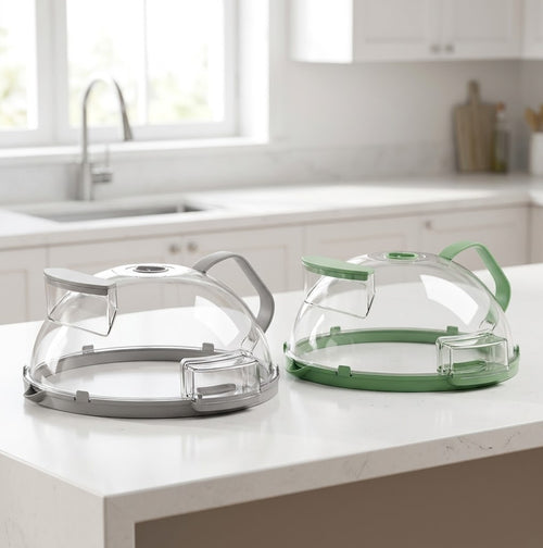 The Mess-Free Splatter Guard & Steamer