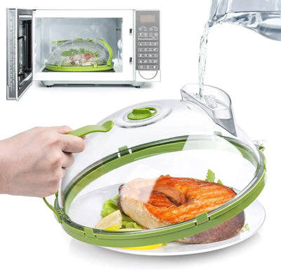 The Mess-Free Splatter Guard & Steamer