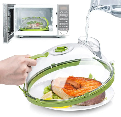 The Mess-Free Splatter Guard & Steamer