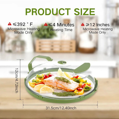The Mess-Free Splatter Guard & Steamer